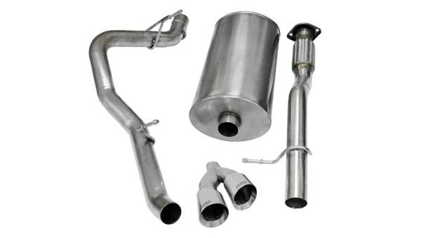 CORSA Performance - CORSA Performance 14914 Corsa 2009-2013 Chevrolet Suburban 1500 5.3L V8 Polished Sport Cat-Back Exhaust