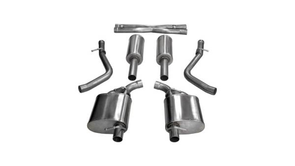 CORSA Performance - CORSA Performance 14973 Corsa 2015-2016 Dodge Charger / Chrysler 300 5.7L V8  Polished Xtreme Cat-Back