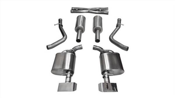 CORSA Performance - CORSA Performance 14975 Corsa 2015-2016 Dodge Challenger 5.7L V8  Polished Xtreme Cat-Back