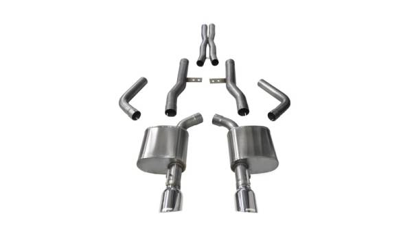 CORSA Performance - CORSA Performance 14996 Corsa 2015-2023 Dodge Charger SRT/Scat Pack/R/T 6.4L Polished Xtreme Cat-Back Exhaust