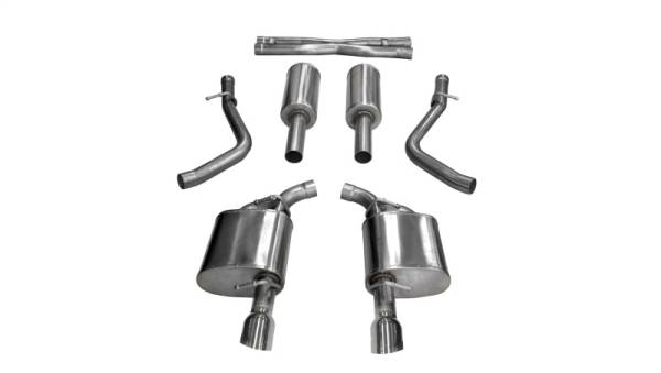 CORSA Performance - CORSA Performance 21004 Corsa 2017-2020 Dodge Charger 5.7L V8 Xtreme Cat-Back Dual Rear Exit w/4.5in Polished Tips