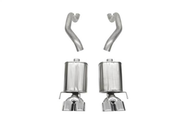 CORSA Performance - CORSA Performance 21009 Corsa 2005-2007 Chevrolet Corvette (C6) 6.0L/6.2L Polished Sport Axle-Back Exhaust w/4.5in Tips
