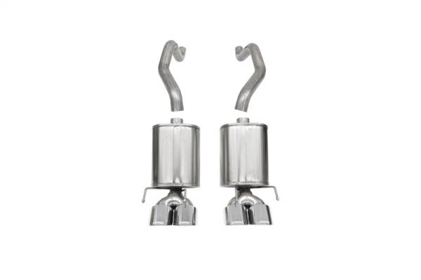 CORSA Performance - CORSA Performance 21012 Corsa 2009-2013 Chevrolet Corvette (C6) 6.2L Polished Xtreme Axle-Back Exhaust w/4.5in Tips