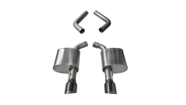 CORSA Performance - CORSA Performance 21019BLK Corsa 2017-2020 Dodge Charger 6.4L/17-19 Dodge Charger 5.7L Black Sport AxleBack Exhaust w/4.5inTips