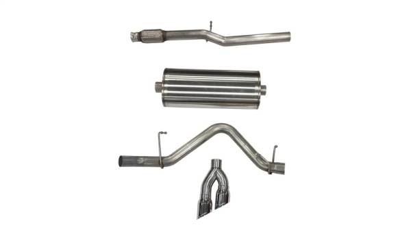 CORSA Performance - CORSA Performance 21030 Corsa 2019-24 Chevy Silverado 5.3L Crew Cab Short Bed Sport Cat-Back Dual Rear Exit w/ Polished Tips