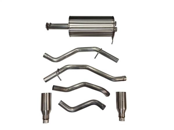CORSA Performance - CORSA Performance 21035 Corsa 19-24 Ram 1500 5.7L Crew Cab w/ 57in or 76in Bed Cat-Back Dual Rr Exit 5in Satin Polished Tips