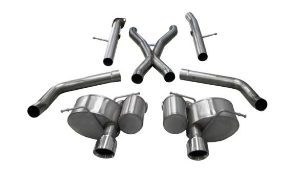 CORSA Performance - CORSA Performance 21058 Corsa 2012-2021 Jeep Grand Cherokee SRT 2.75in Dual Rear Xtreme Cat-Back Exhaust