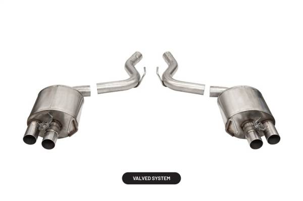 CORSA Performance - CORSA Performance 21098 Corsa 2015-2020 Ford Mustang GT350/R 5.2L V8 Dual Rear Axle-Back- Stainless Dual Rear Exit