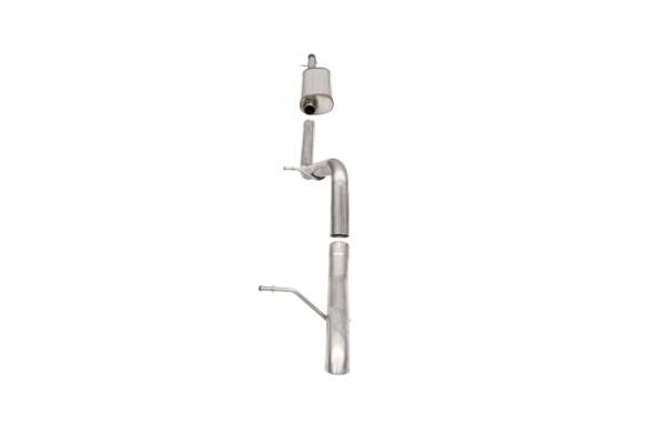 CORSA Performance - CORSA Performance 21121 Corsa 2007-2018 Jeep Wrangler JKU 3.6L Sport 2.75in Cat-Back Exhaust w/ Turn Down Tip