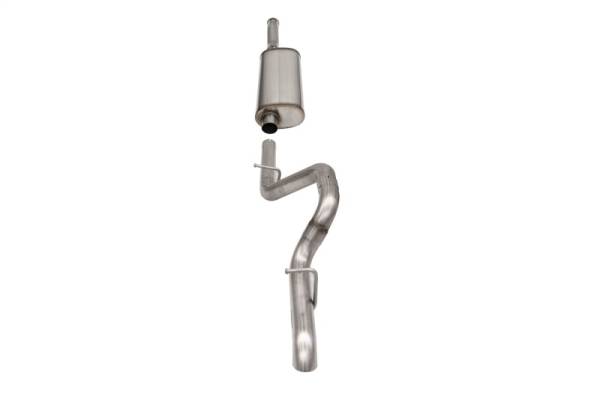 CORSA Performance - CORSA Performance 21123 Corsa 2018-2025 Jeep Wrangler JLU 3.6L Sport 2.75in Cat-Back Exhaust w/ Turn Down Tip
