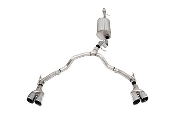 CORSA Performance - CORSA Performance 21127 Corsa 2021-2025 GM Tahoe/Yukon 5.3L 3in. Catback Exhaust - Twin 4in. Exhaust