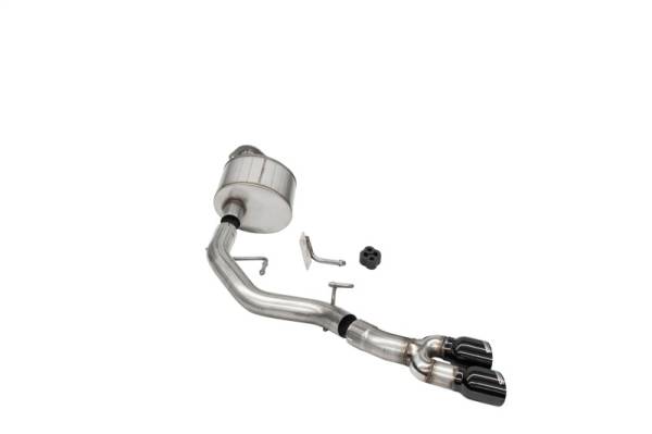 CORSA Performance - CORSA Performance 21141BLK Corsa 2021-2025 Ford F-150 Regular Cab/6.5in Bed 5.0L V8 Xtreme Cat-Back Front of Tire Exit-Black PV