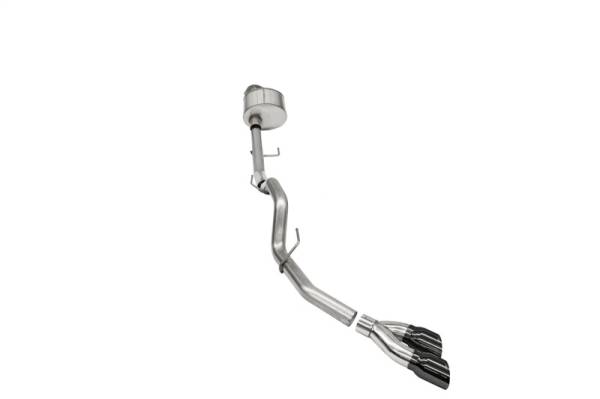 CORSA Performance - CORSA Performance 21142BLK Corsa 2021-2025 Ford F-150 Regular Cab/6.5in Bed 5.0L V8 Xtreme Cat-Back Single Side Exit-Black PVD