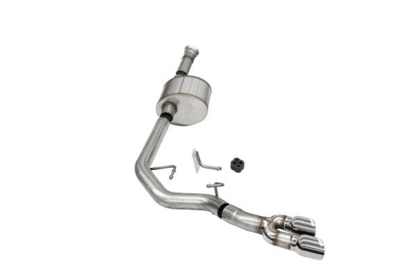 CORSA Performance - CORSA Performance 21144 Corsa 2021-2025 Ford F-150 Regular Cab/ 8in Bed 5.0L V8 Xtreme Cat-Back Front of Tire Exit-Polished