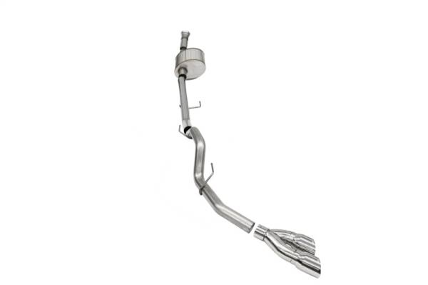 CORSA Performance - CORSA Performance 21145 Corsa 2021-2025 Ford F-150 Regular Cab/ 8in Bed 5.0L V8 Xtreme Cat-Back Single Side Exit-Polished