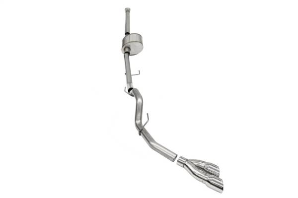 CORSA Performance - CORSA Performance 21151 Corsa 2021-2025 Ford F-150 SuperCrew/6.5in Bed 5.0L V8 Xtreme Cat-Back Dual Side Exit-Polished