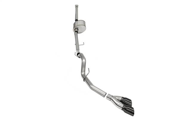 CORSA Performance - CORSA Performance 21151BLK Corsa 2021-2025 Ford F-150 SuperCrew/6.5in Bed 5.0L V8 Xtreme Cat-Back Dual Side Exit-Black PVD