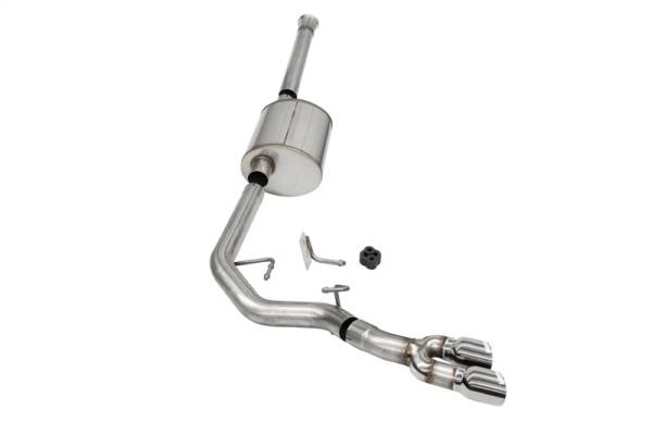 CORSA Performance - CORSA Performance 21168 Corsa 2021-2025 Ford F-150 SuperCrew/6.5in Bed 3.5L V6 Sport Cat-Back Front of Tire Exit-Polished