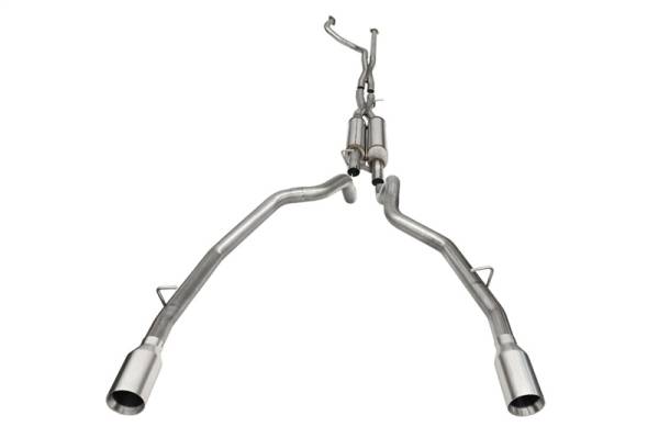 CORSA Performance - CORSA Performance 21189 Corsa 2021-2024 Dodge Ram TRX Crew Cab Xtreme Catback Exhaust Dual Rear Satin Tip