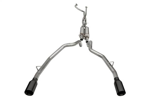 CORSA Performance - CORSA Performance 21189BPC Corsa 2021-2024 Dodge Ram TRX Crew Cab Xtreme Catback Exhaust Dual Rear Black Tip