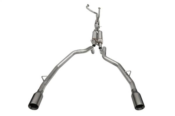 CORSA Performance - CORSA Performance 21189GNM Corsa 2021-2024 Dodge Ram TRX Crew Cab Xtreme Catback Exhaust Dual Rear Gunmetal Tip