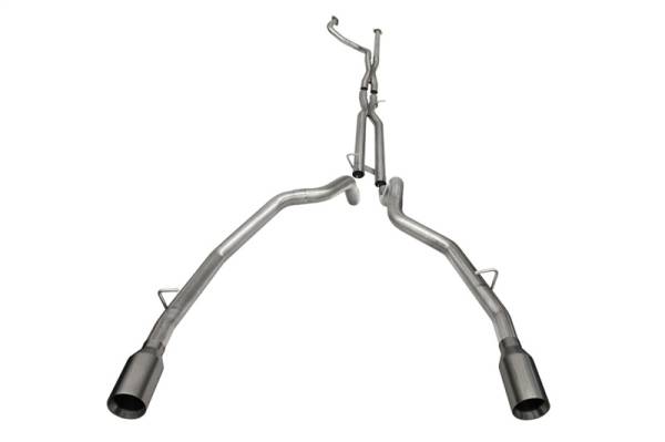 CORSA Performance - CORSA Performance 21190GNM Corsa 2021-2024 Dodge Ram TRX Crew Cab Baja Catback Exhaust Dual Rear Gunmetal Tip