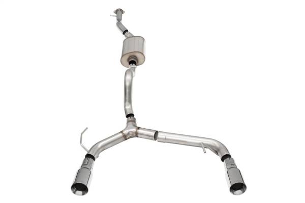 CORSA Performance - CORSA Performance 21206 Corsa 21-25 Ford Bronco 2.3L 4-Door 2.75in Cat-Back Dual Rear Exhaust w/4in Straight-Cut Polish Tips