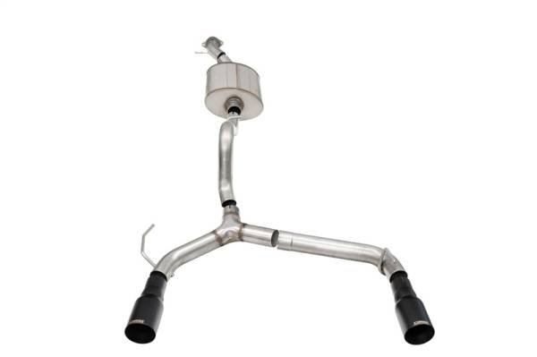 CORSA Performance - CORSA Performance 21208BPC Corsa 21-25 Ford Bronco 2.7L 2-Door 2.75in Cat-Back Dual Rear Exhaust w/ 4in Straight-Cut Black Tips