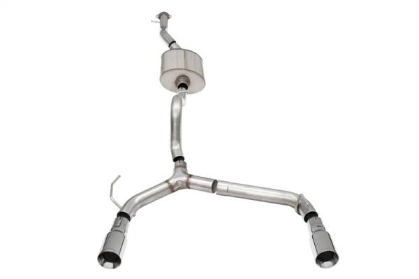 CORSA Performance - CORSA Performance 21210 Corsa 21-25 Ford Bronco 2.7L 4-Door 2.75in Cat-Back Dual Rear Exhaust w/4in Straight-Cut Polish Tips