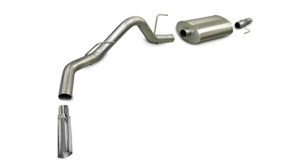 CORSA Performance - CORSA Performance 24300 Corsa 2005-2008 -08 Ford F-150 SuperCrew/5.5ft Bed 4.6L V8 Polished Sport Cat-Back Exhaust