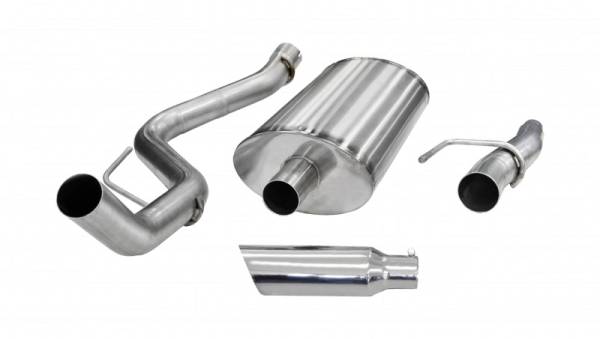 CORSA Performance - CORSA Performance 24394 Corsa 2011-2014 Ford F-150 6.2L V8 Polished Sport Cat-Back Exhaust