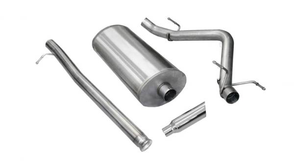 CORSA Performance - CORSA Performance 24514 Corsa 2007-2009 Chevrolet Silverado Crew Cab/Short Bed 1500 6.2L V8 Polished Sport Cat-Back Exhaust