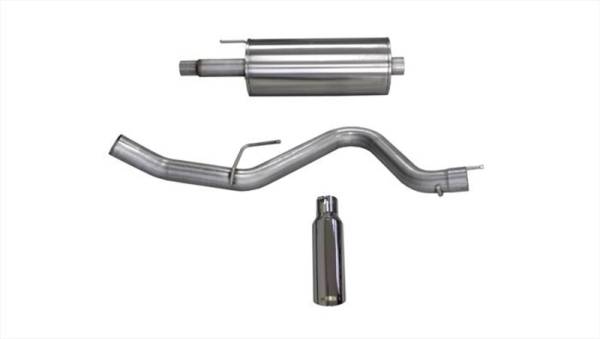 CORSA Performance - CORSA Performance 24837 Corsa 2015-2020 Ford F-150 5.0L V8 Cat-Back Single Side Exit w/ 4.0in Polished Tip