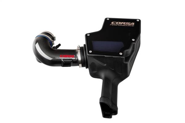 CORSA Performance - CORSA Performance 44007 Corsa 2018-2023 Ford Mustang GT 5.0L V8 Carbon Fiber Air Intake w/ Oiled Air Filter