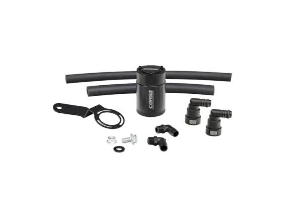 CORSA Performance - CORSA Performance CC0014 Corsa Performance 2015-2017 Ford Mustang 3 oz. Aluminum Oil Catch Can W/ Mounting Bracket