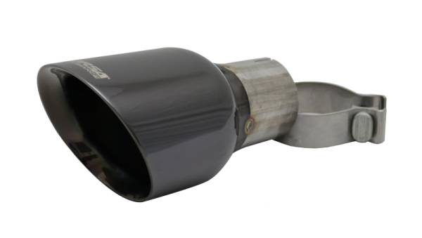 CORSA Performance - CORSA Performance TK008BLK Corsa Single Universal 2.75in Inlet / 4.5in Outlet Black PVD Pro-Series Tip Kit