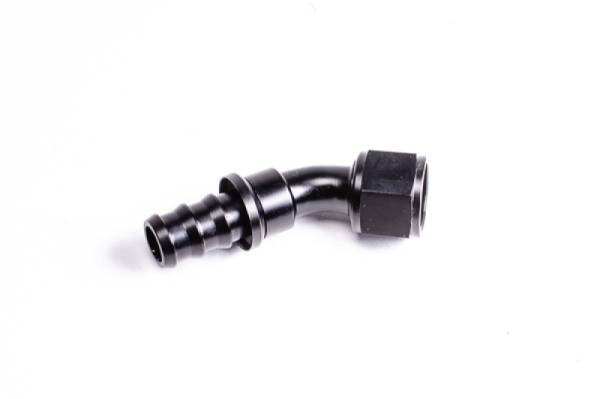 Radium Engineering - RADIUM Engineering 14-0262 Radium Engineering 45 Degree 12AN Pushlok Hose End Fitting