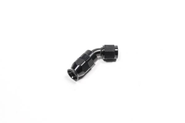 Radium Engineering - RADIUM Engineering 14-0632 Radium Engineering -6AN 45 Degree PTFE Hose End - Black