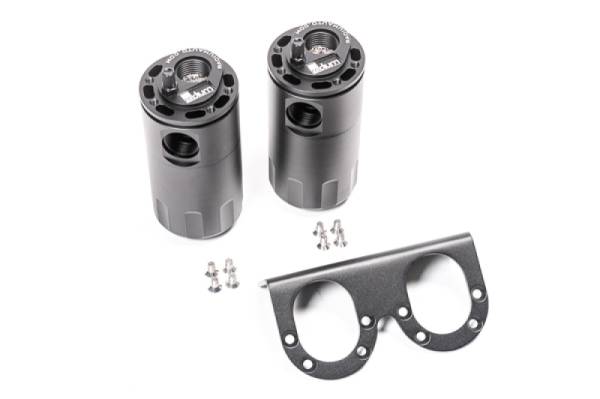 Radium Engineering - RADIUM Engineering 20-0005-FL Radium Engineering Dual Universal Catch Can Kit - Fluid Lock