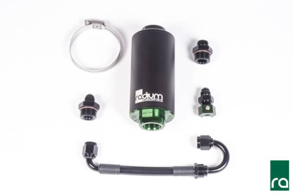 Radium Engineering - RADIUM Engineering 20-0347-05 Radium Engineering Fuel Filter Kit Porsche 996/997.1 AWD Microglass 12 Micron - Fits 1998-2004 Porsche 911