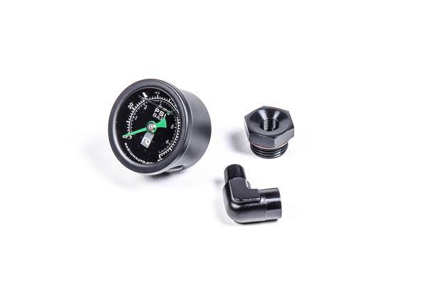 Radium Engineering - RADIUM Engineering 20-0386 Radium Engineering 08-17 Subaru WRX STI Fuel Pressure Gauge w/ 8AN ORB Adapter