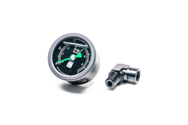 Radium Engineering - RADIUM Engineering 20-0407 Radium Engineering 0-100 PSI Fuel Pressure Gauge With 90 Degree Adapter
