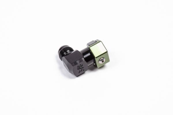 Radium Engineering - RADIUM Engineering 20-0601 Radium Engineering 3/8in SAE Female to 6AN Male Low Profile Elbow