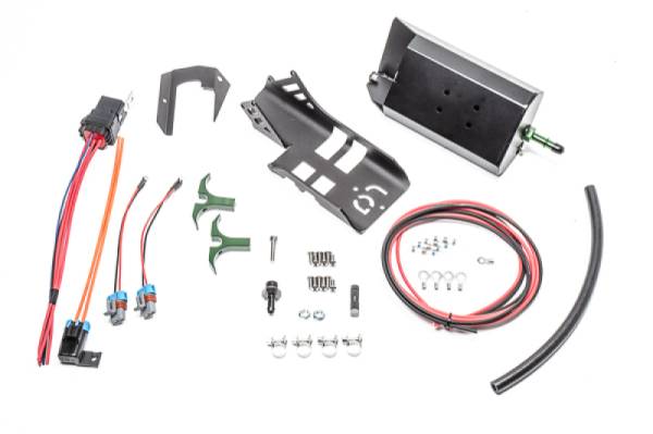 Radium Engineering - RADIUM Engineering 20-0701 Radium S14/S15/R33/R34 Fuel Hanger Surge Tank Add-on F90000267/274/285 or E5LM - Pumps Not Included