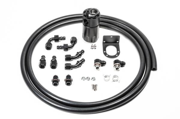 Radium Engineering - RADIUM Engineering 20-1808-FL Radium Engineering Single Catch Can 8AN Kit Fluid Lock