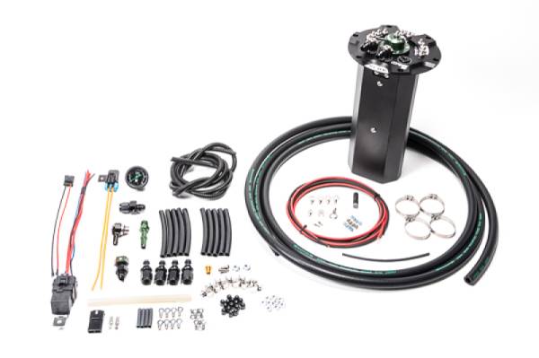 Radium Engineering - RADIUM Engineering 20-1820 Radium 09-20 Nissan 370Z RHD/LHD Fuel Hanger Surge Tank(Pumps Not Incl.) Walbro GSS342 AEM 50-1200