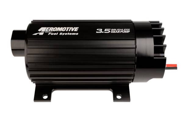 Aeromotive - Aeromotive 11185 Aeromotive 3.5 Brushless Spur Gear External Fuel Pump - In-Line - 3.5gpm