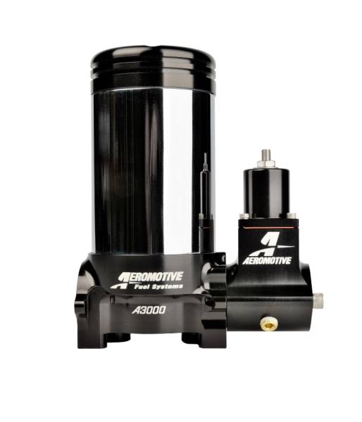 Aeromotive - Aeromotive 11222 Aeromotive A3000 Drag Race Carbureted Fuel Pump And Regulator Only (Pre-Filter NOT Incl)