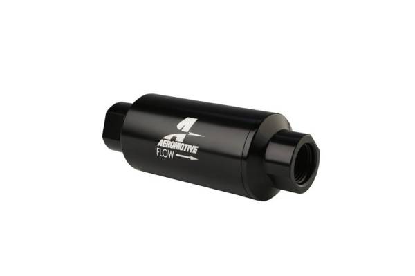 Aeromotive - Aeromotive 12321 Aeromotive In-Line Filter - AN-10 - Black - 10 Micron