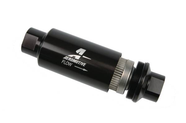 Aeromotive - Aeromotive 12324 Aeromotive In-Line Filter - AN-10 - Black - 100 Micron